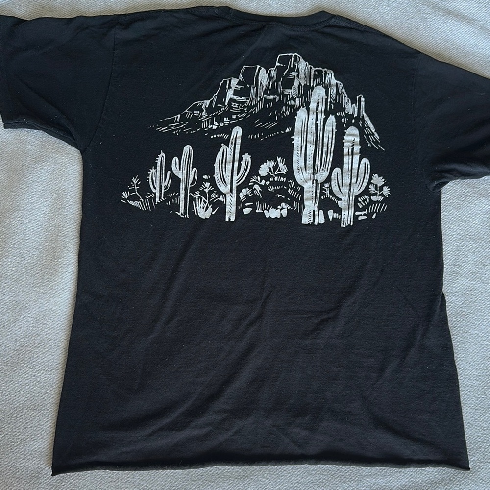 Black Short Sleeve Graphic Tee